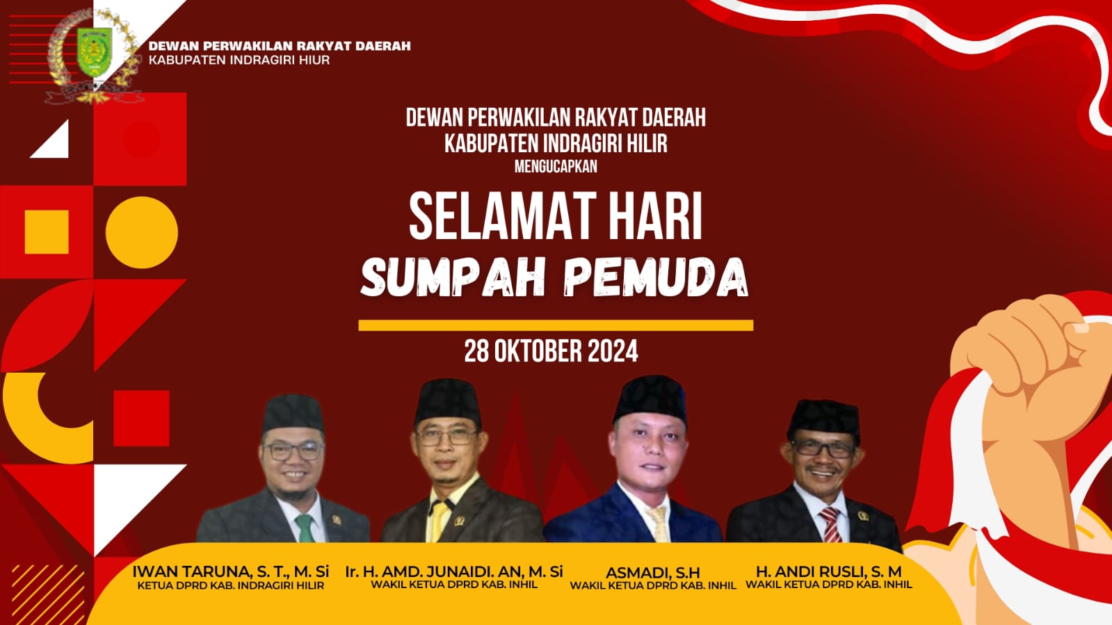 Sumpah Pemuda DPRD  Inhil